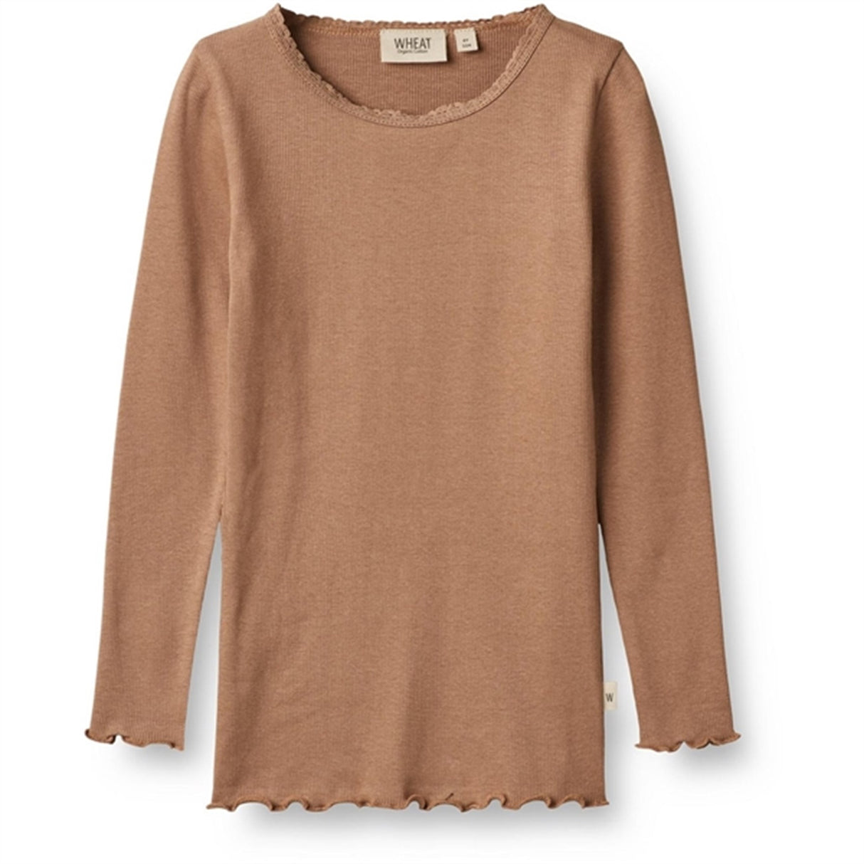 Wheat Berry Dust Rib Blouse Reese