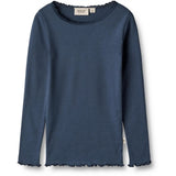 Wheat Blue Waves Rib Blouse Reese