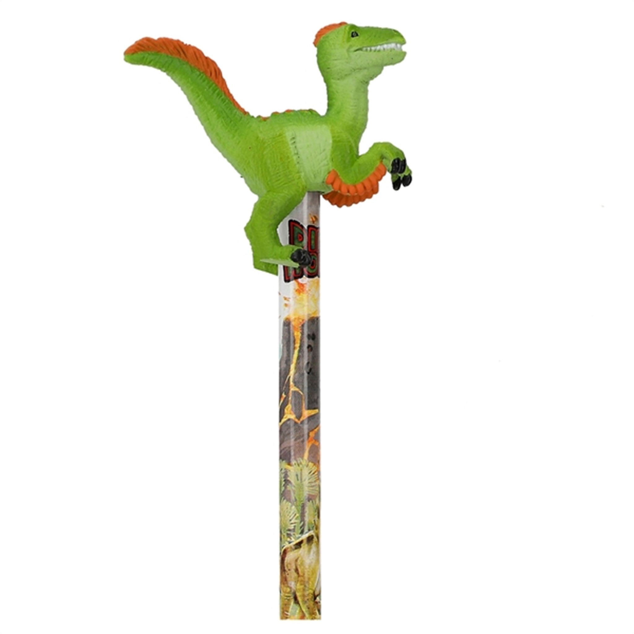 Dino World Pencil with Velociraptor 2