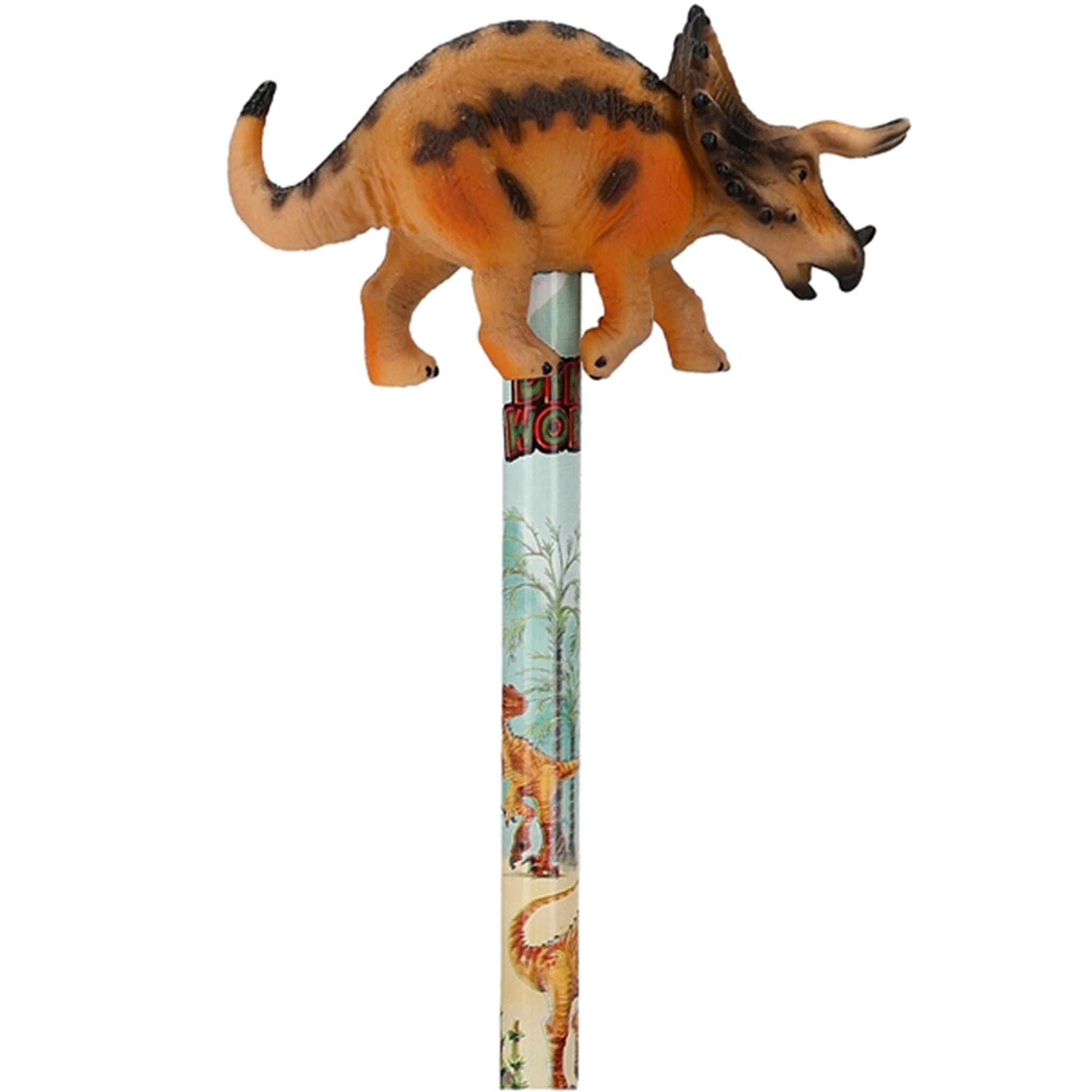 Dino World Pencil with Triceratops 2