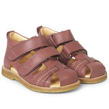 Angulus Starter Sandal w. Velcro Old Rose 0506-101-1411