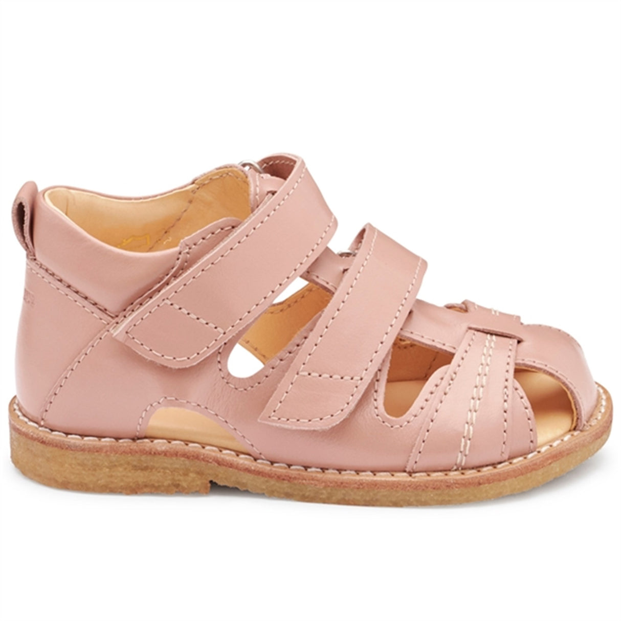 Angulus Starter Sandal W. Velcro Dark Peach 2