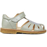 Angulus Sandal W. Velcro Mint/Mint glitter 2