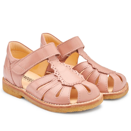 Angulus Sandal W. Velcro Dark Peach