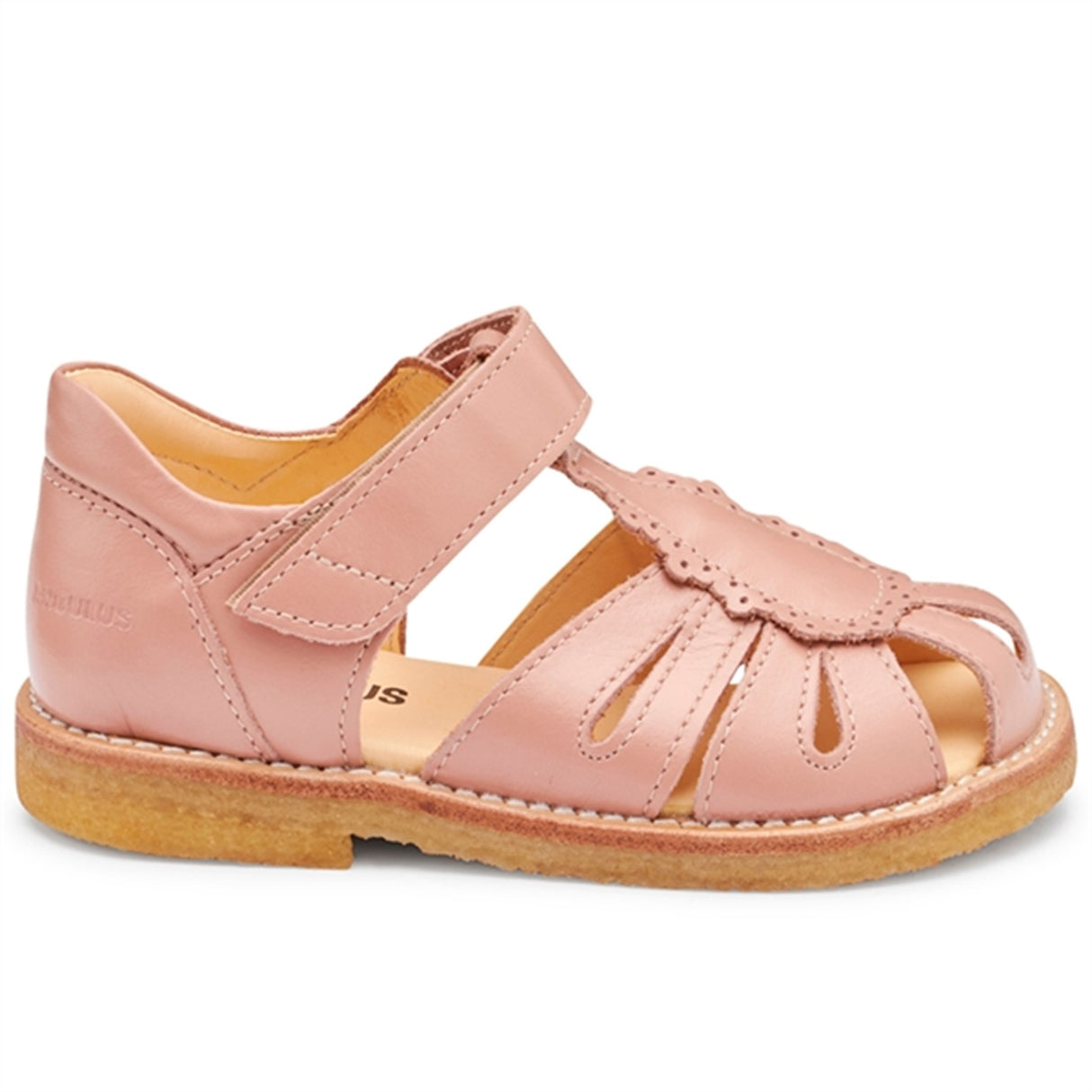 Angulus Sandal W. Velcro Dark Peach 2