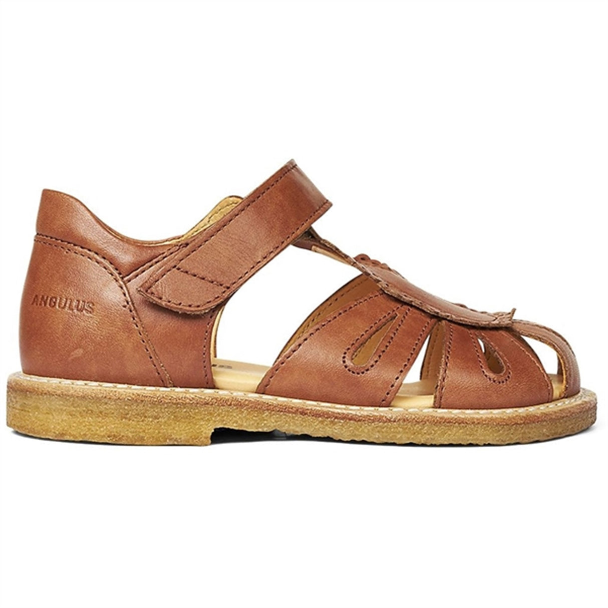 Angulus Sandal W. Velcro Tan 2