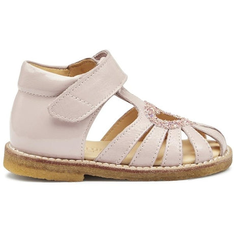 Angulus Starter Sandals Pale Rose/Rose Glitter 2