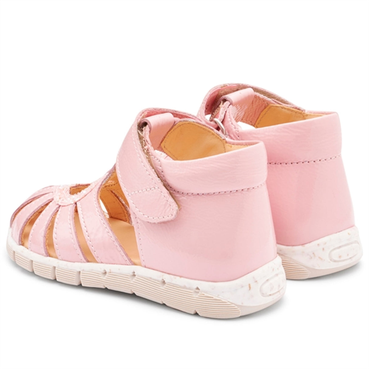 Angulus Starter Sandal W. Velcro Rose/Rose Glitter 3