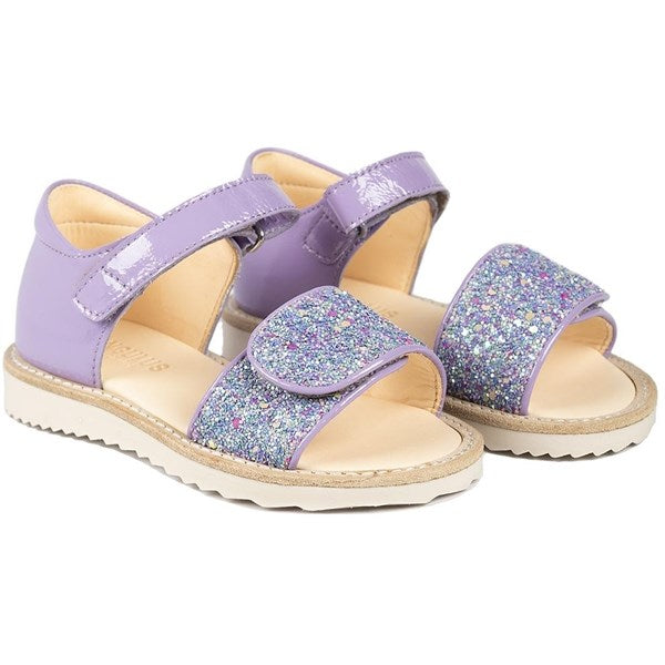 Angulus Sandals Lilac/Confetti Glitter