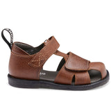 Angulus Sandal W. Velcro Cognac 2