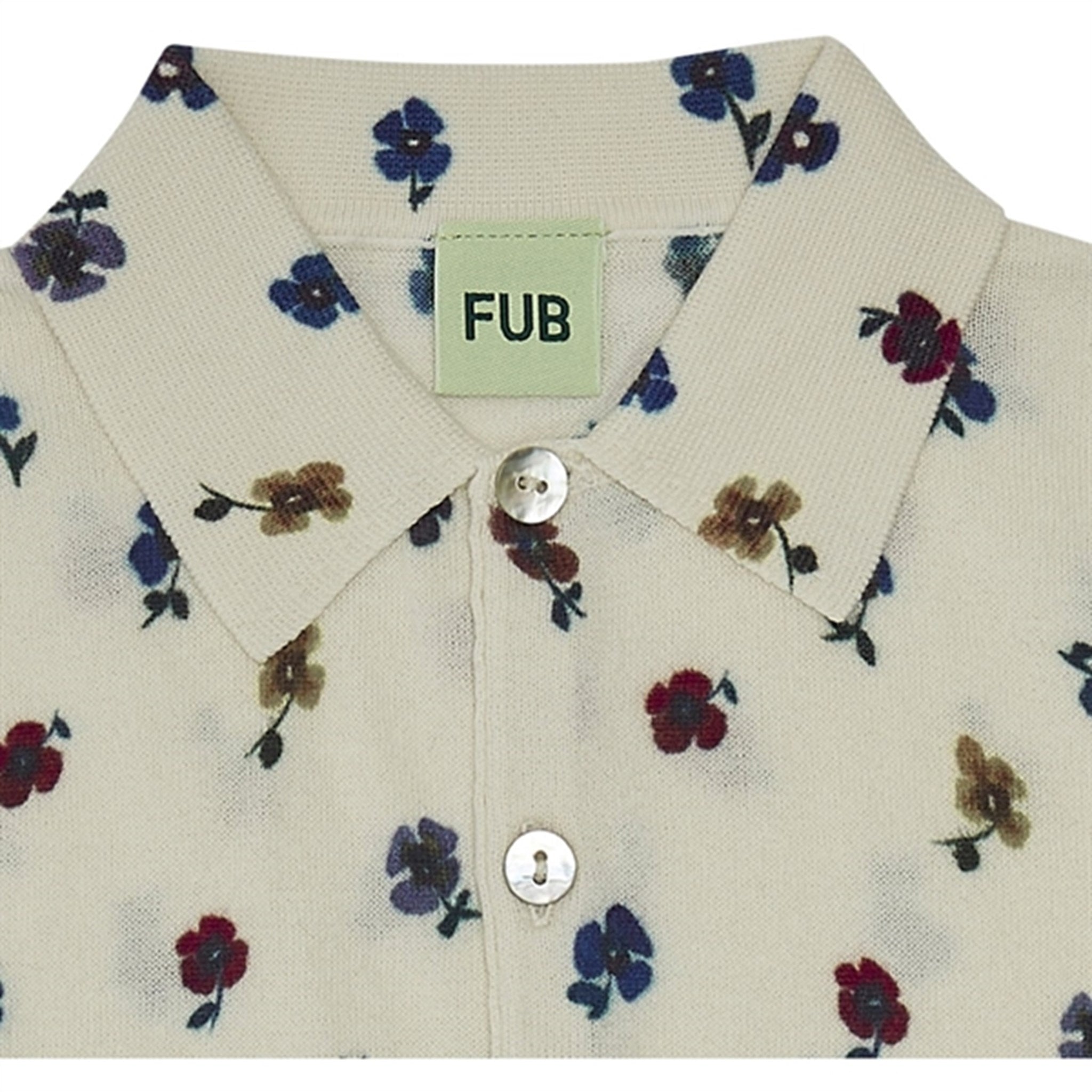 FUB Printed Shirt Ecru/Flower 4