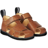 Angulus Starter Sandal M. Velcrolukning Cognac