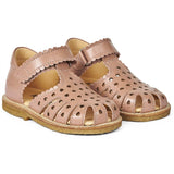 Angulus Starter Sandal W. Velcro Dark Peach