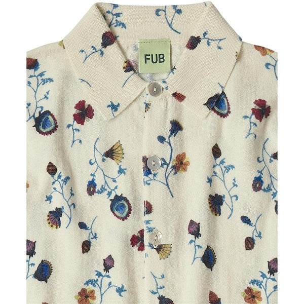 FUB Ecru/Flower Printed Blouse 3