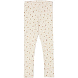 Wheat Chalk Flowers Jersey Leggings