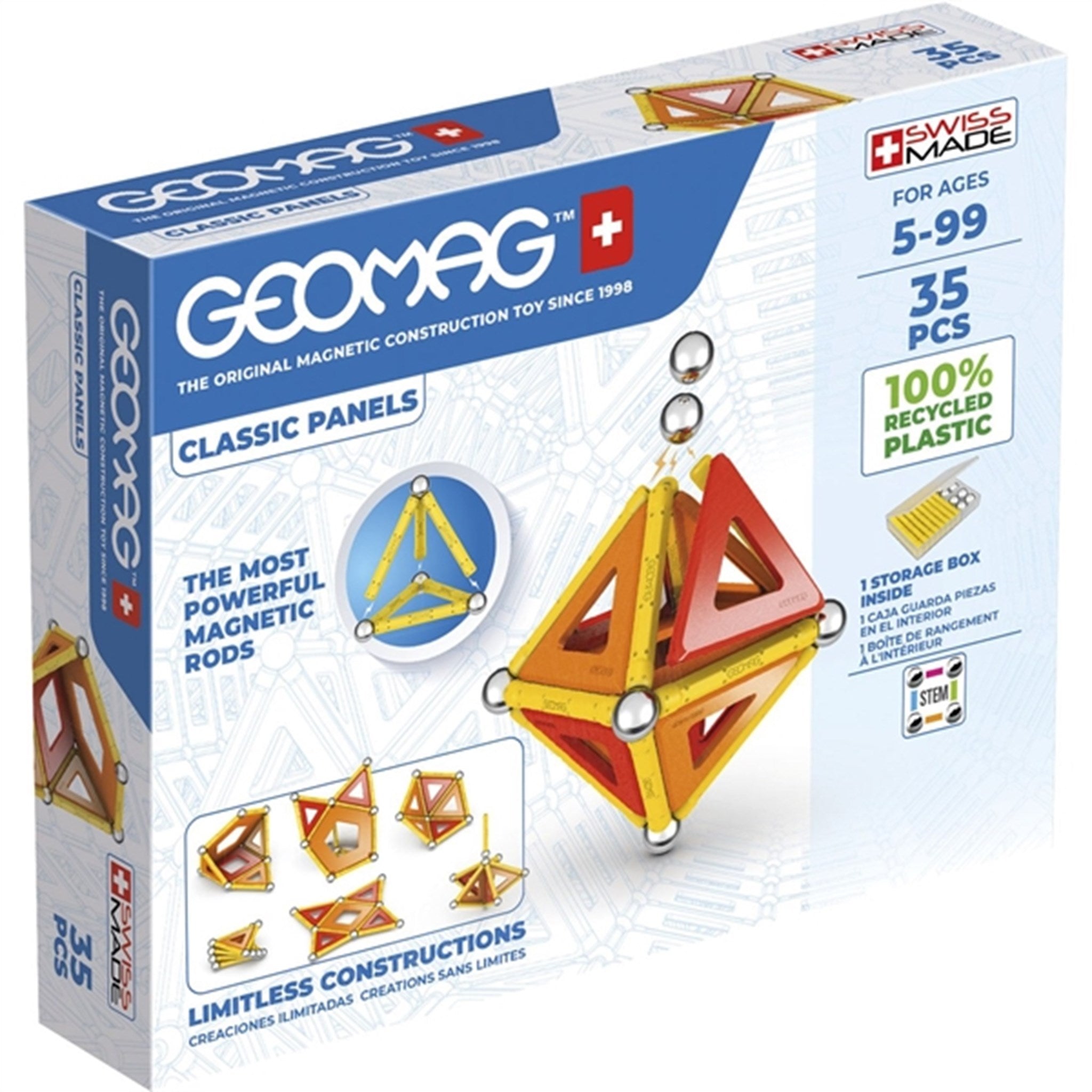 Geomag Classic Panels Recycled 35 pcs