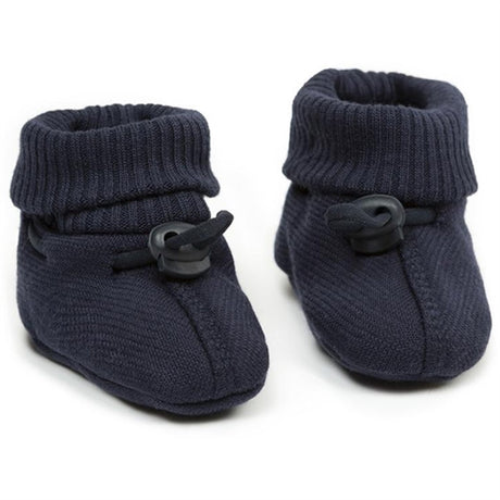 Smallstuff Wool Booties Navy