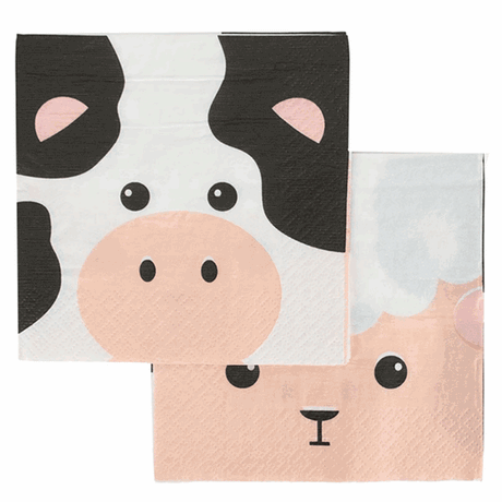 My Little Day Mini Farm Napkins 20 stk