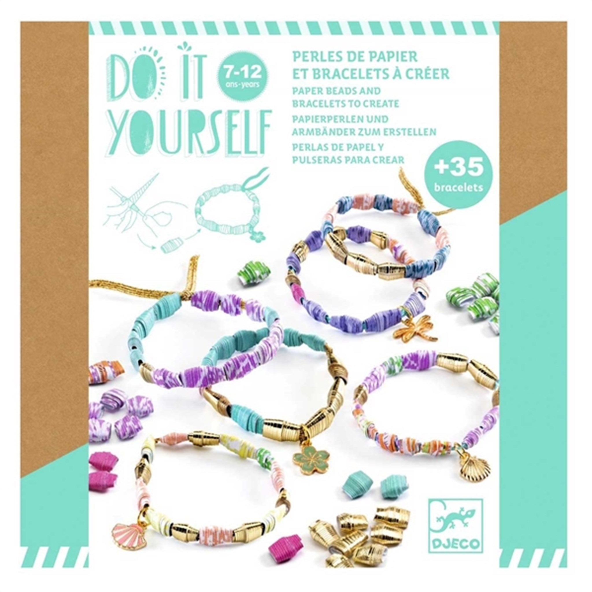 Djeco Do It Yourself Make Your Own Bracelets With Charms