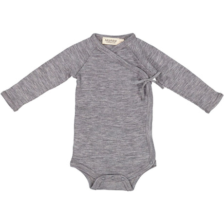 MarMar New Born Wool Rib Grey Melange Belita Body