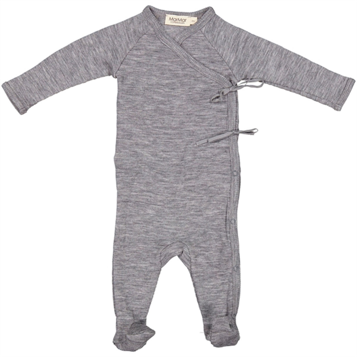 MarMar New Born Wool Rib Grey Melange Rubetta Romber