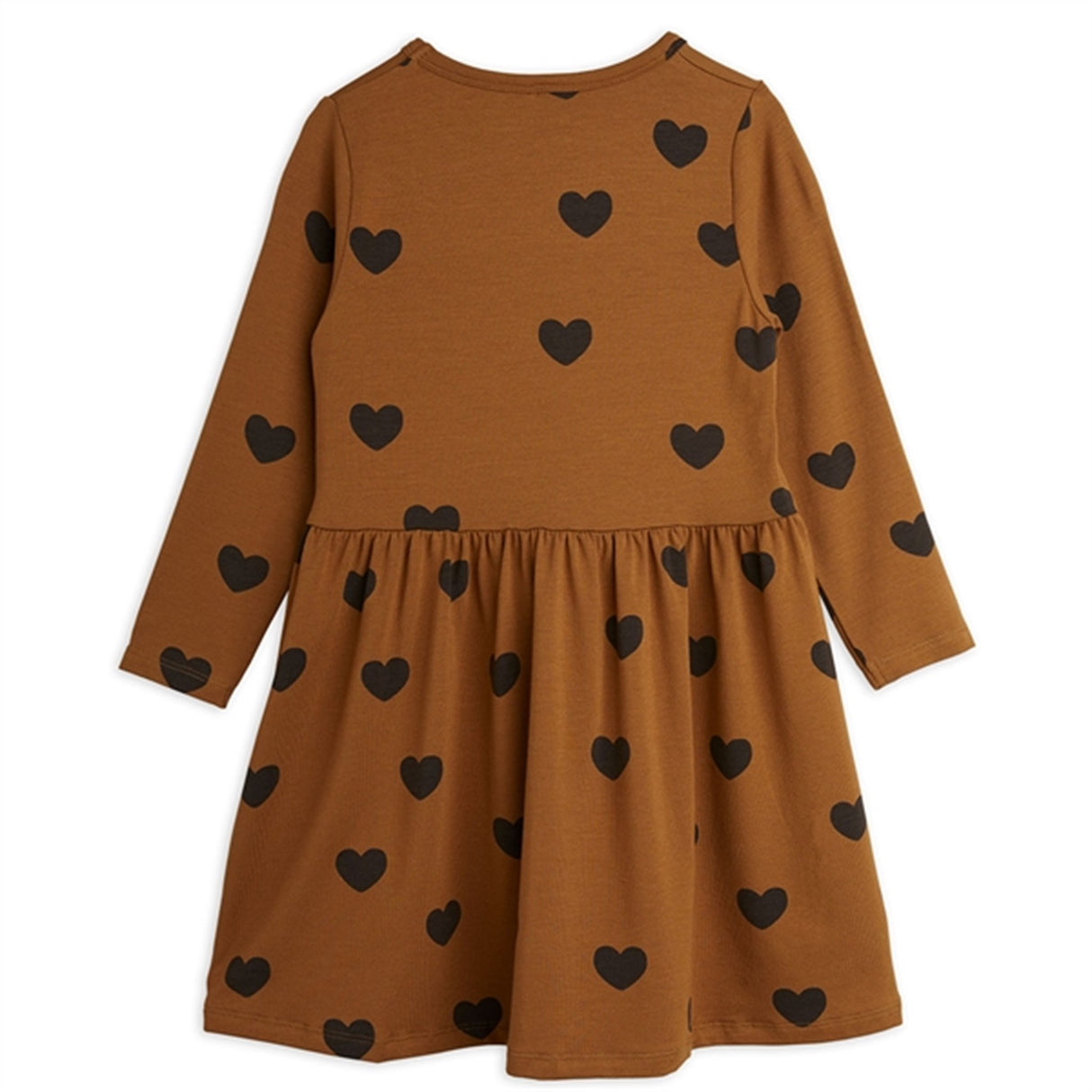 Mini Rodini Basic Hearts Brown Dress