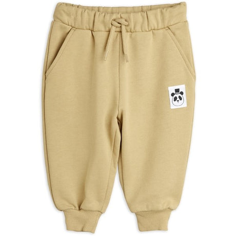 Mini Rodini Beige Basic Solid Sweatpants