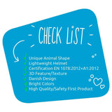 Crazy Safety Zebra Bicycle Helmet Black/White 2