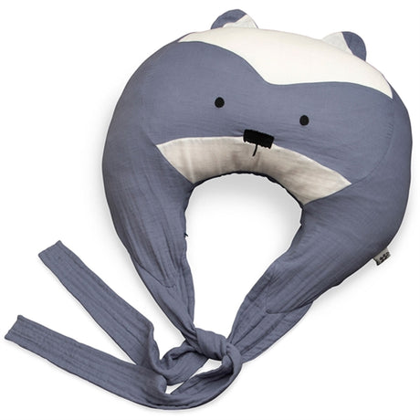 Sebra Nursing Pillow Rebel The Racoon Blue