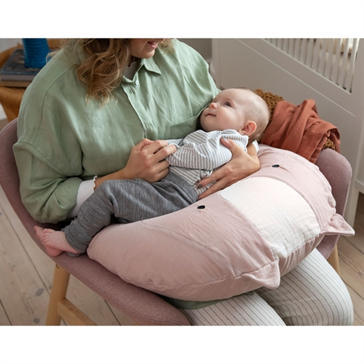 Sebra Nursing Pillow Egernet Zappy Pink 2