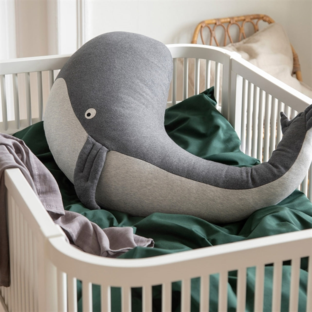 Sebra Nursing Pillow Marion Grey The Whale 3