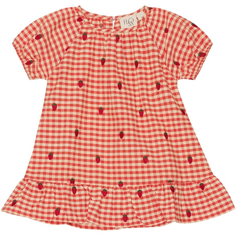 Flöss Molly Dress Berry Gingham