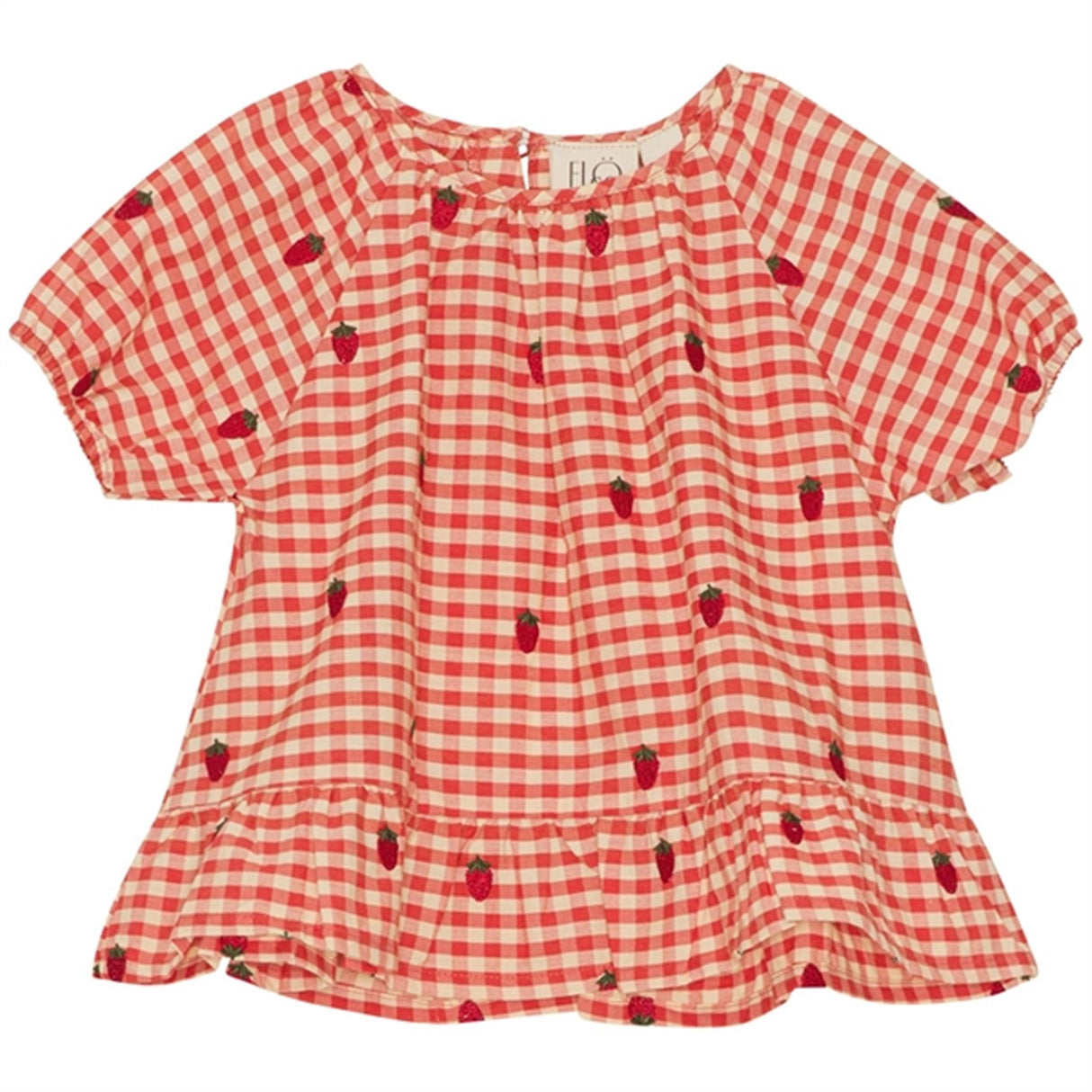 Flöss Molly Blouse Berry Gingham