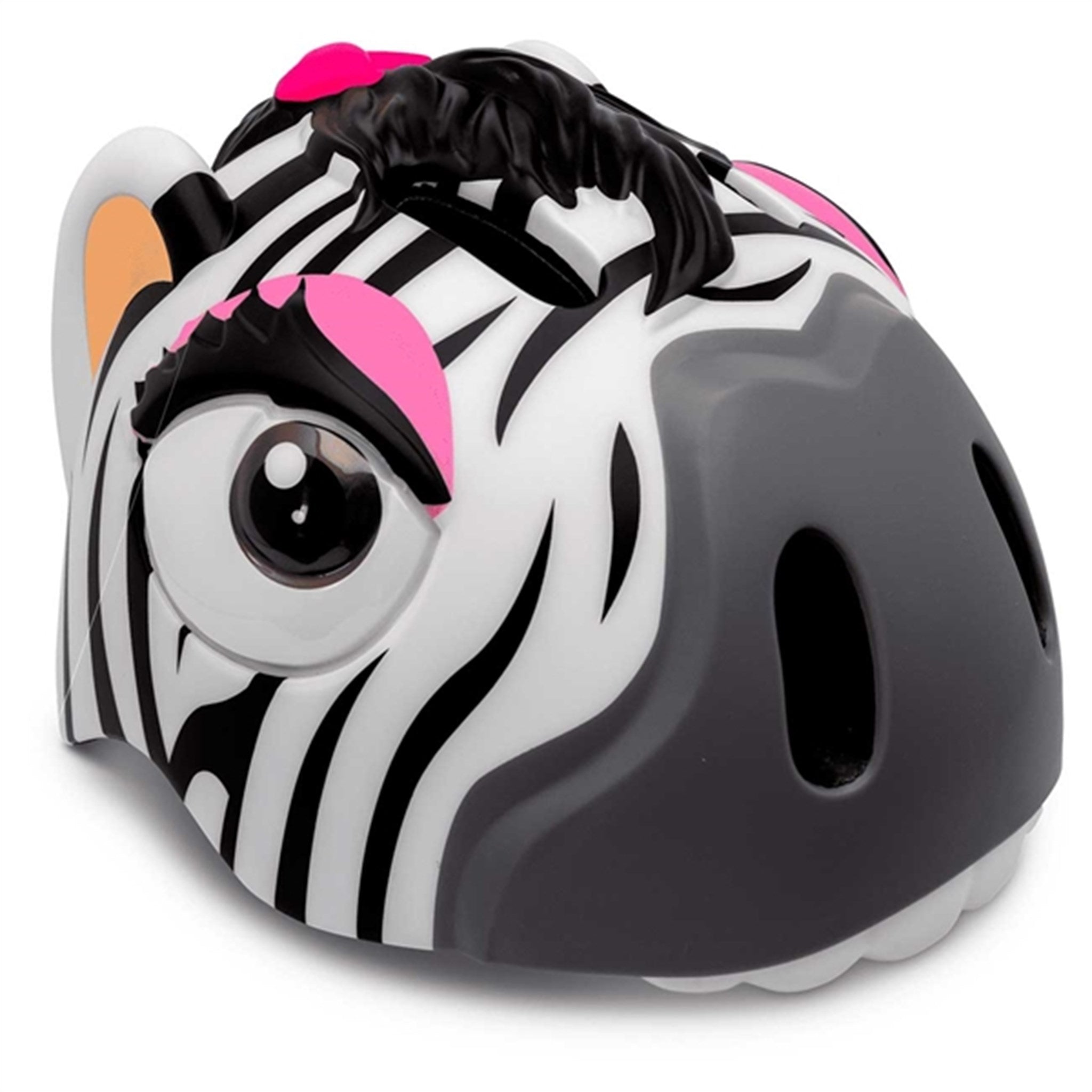 Crazy Safety Zebra Bicycle Helmet Black/White