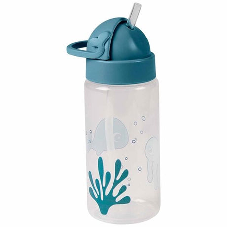 Done by Deer Straw Bottle Sea Friends Blue 2