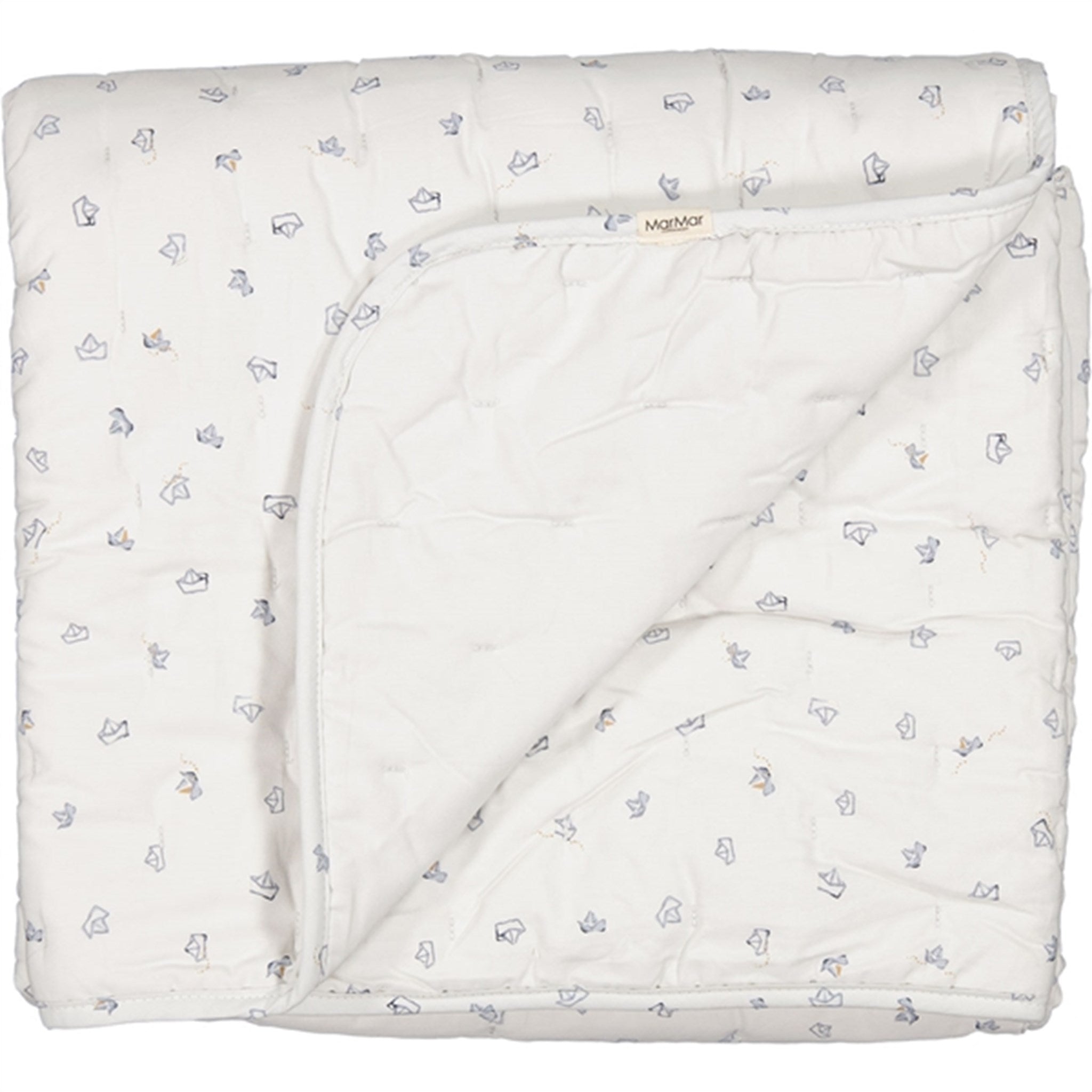MarMar Baby Blanket Alida Quilt Paper Boats 3