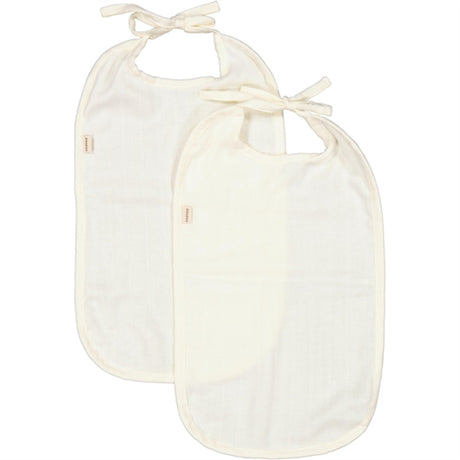 MarMar Bib Long 2-pack Gentle White