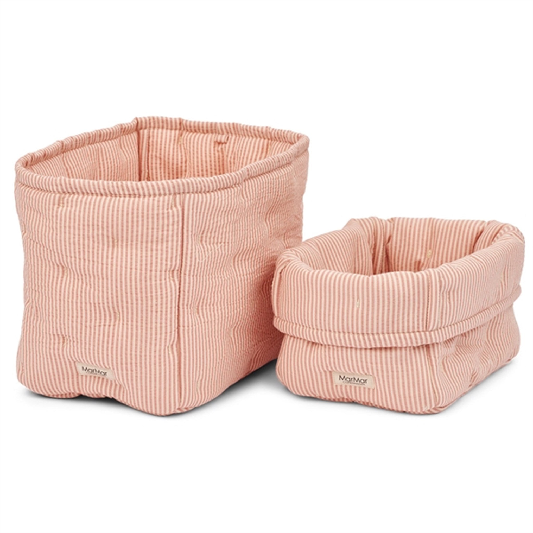 MarMar Nursery Storage Bags 2-Pack Soft Cheek Stripe