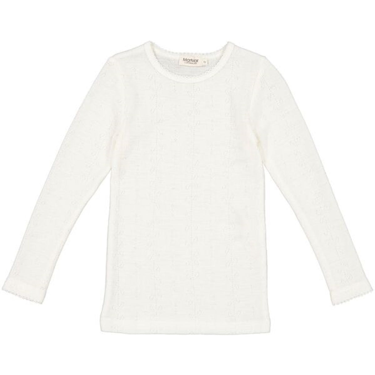 MarMar Wool Pointelle Natural Tamra T-shirt LS