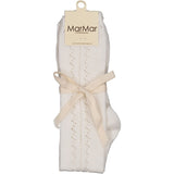 MarMar Gentle White Pointelle Knee Socks 2