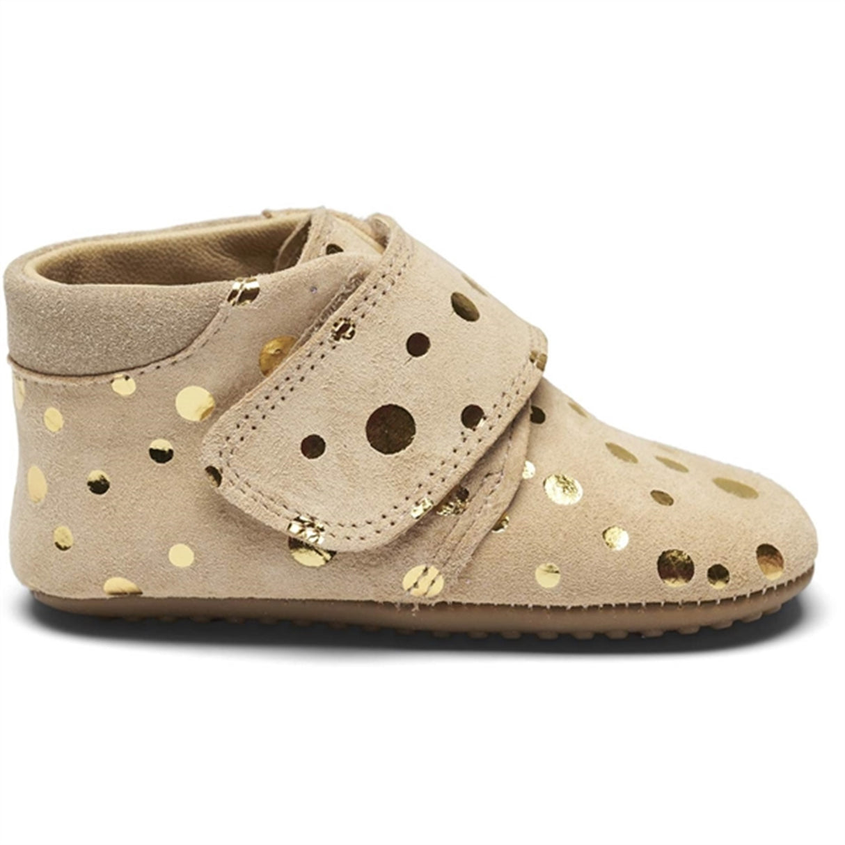 Pom Pom Indoor Shoes Beige/Gold Dots