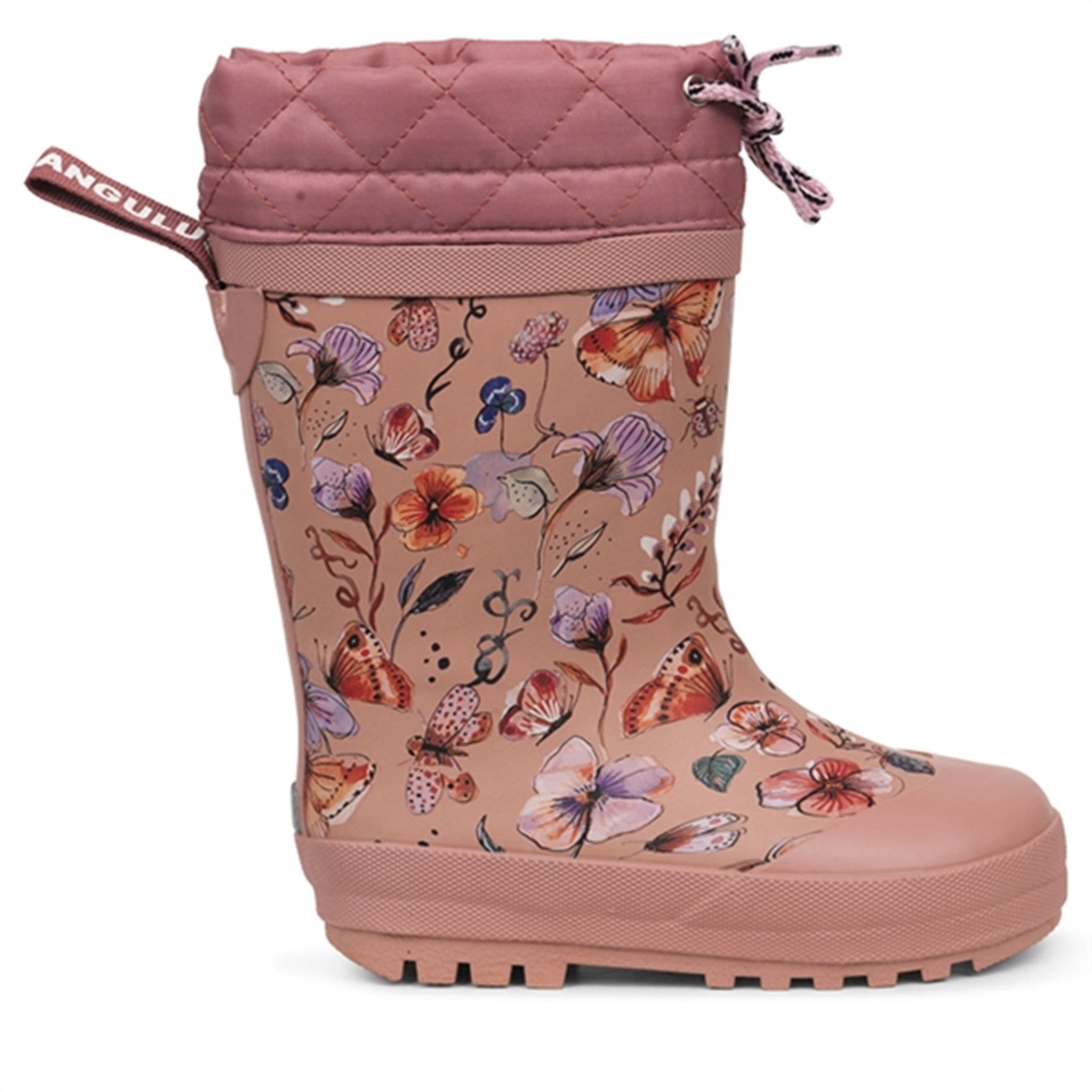 Angulus Thermo Rubber Boots Butterfly Print 4