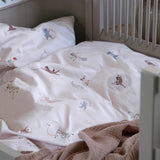 Sebra Bed Linen Teeny Toes Junior Swedish Size Lilac