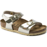 Birkenstock Rio Kids BF Electric Metallic Gold Sandals 5