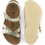 Birkenstock Rio Kids BF Electric Metallic Gold Sandals 8