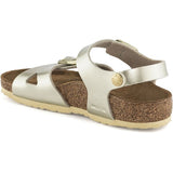 Birkenstock Rio Kids BF Electric Metallic Gold Sandals 4