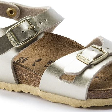 Birkenstock Rio Kids BF Electric Metallic Gold Sandals 2