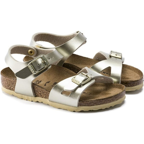 Birkenstock Rio Kids BF Electric Metallic Gold Sandals