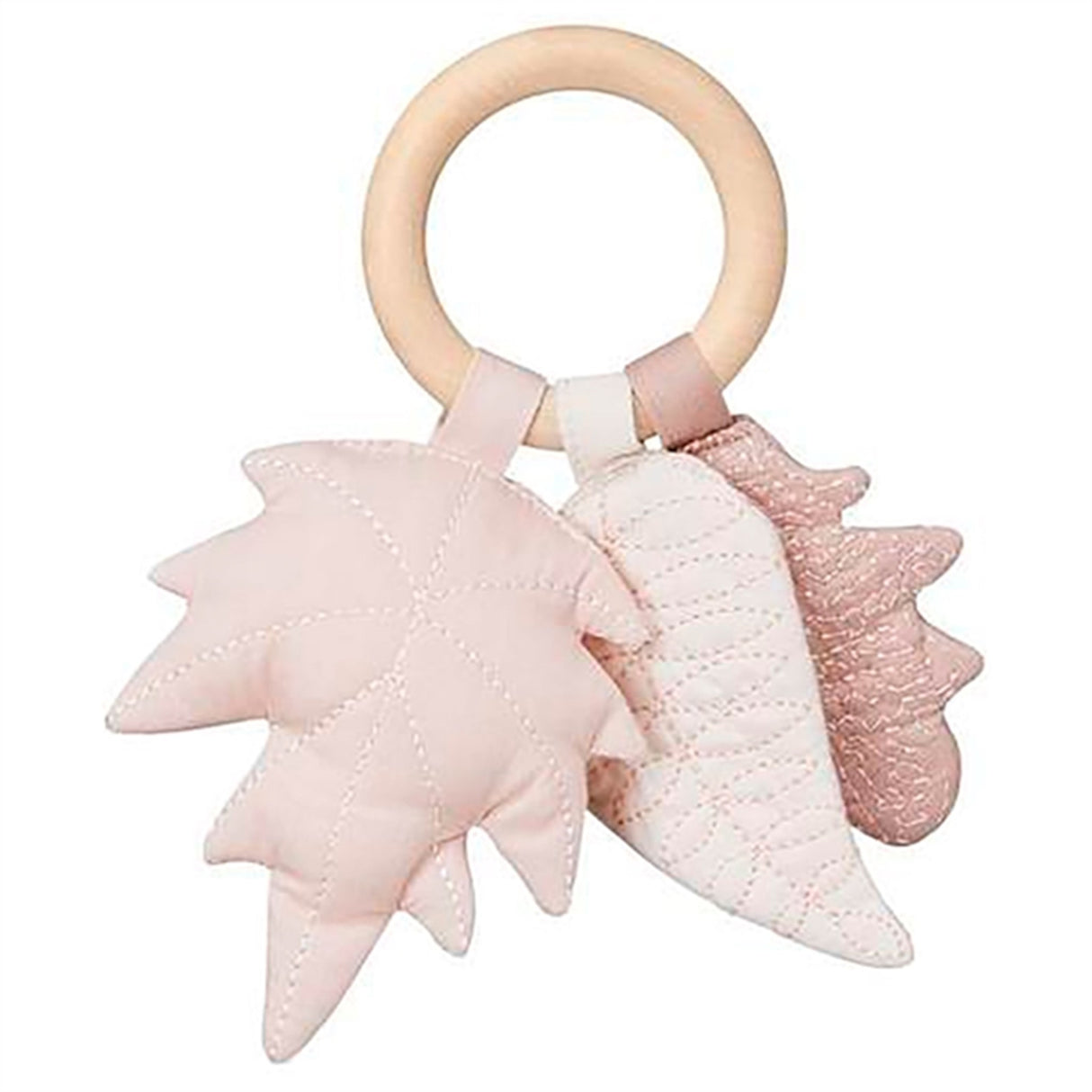 Cam Cam Copenhagen Leaves Rattle Mix Rose