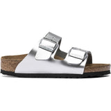 Birkenstock Arizona Kids BF Electric Metallic Silver Sandals 3